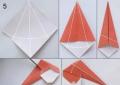 Новогодние поделки в технике оригами для начальной школы